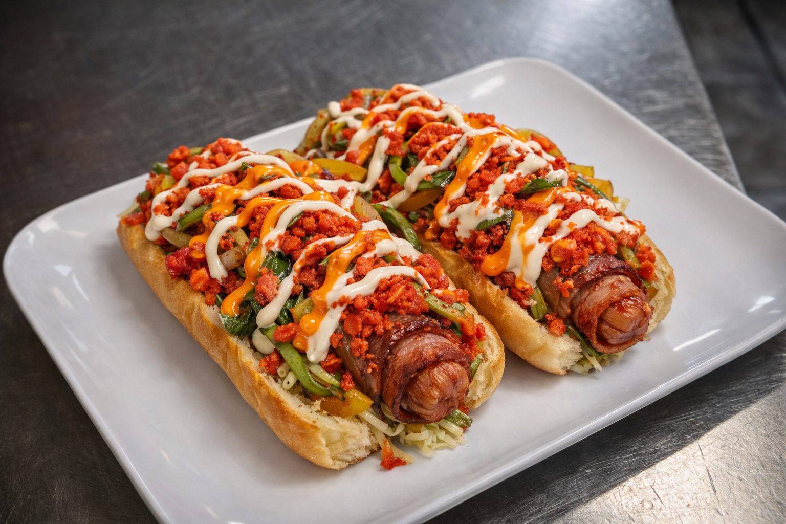 Hot Cheetos Hot Dog.