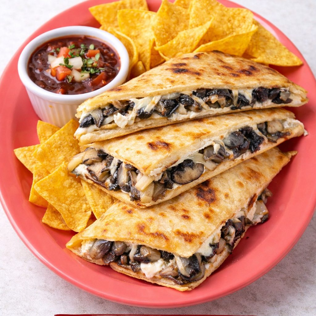 Veggie Quesadilla.