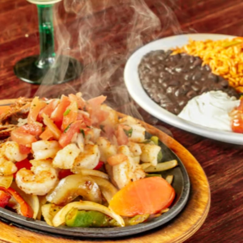 Classic Seafood Fajitas.