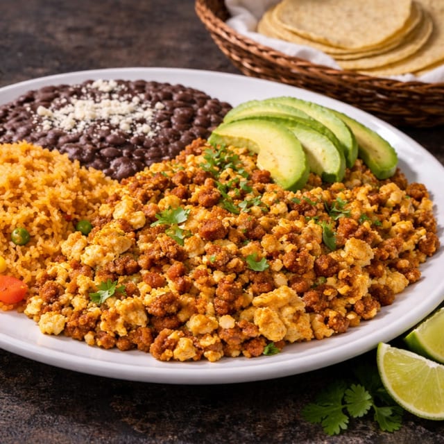 Huevo Con Chorizo.