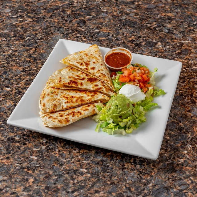 Veggie Quesadilla.