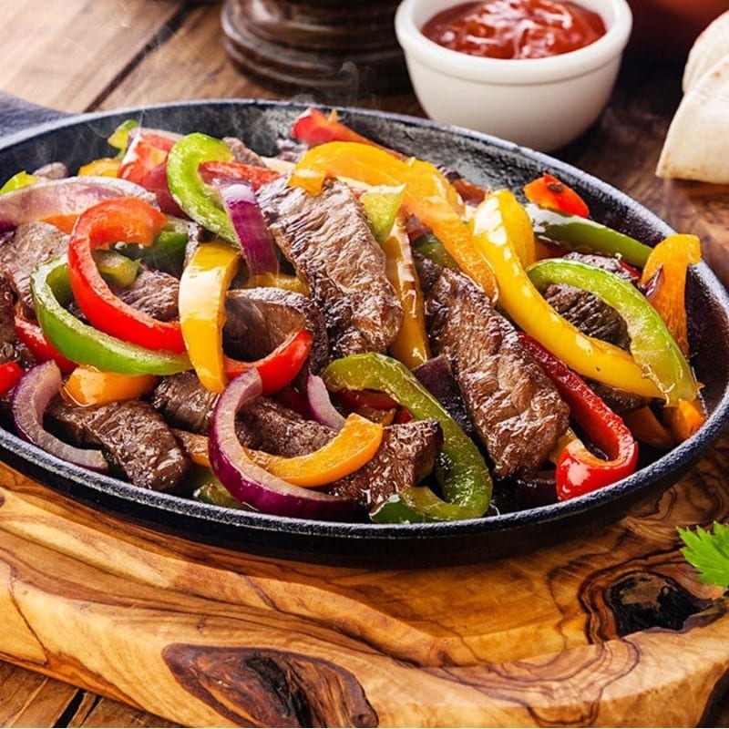 Classic Steak Fajitas.