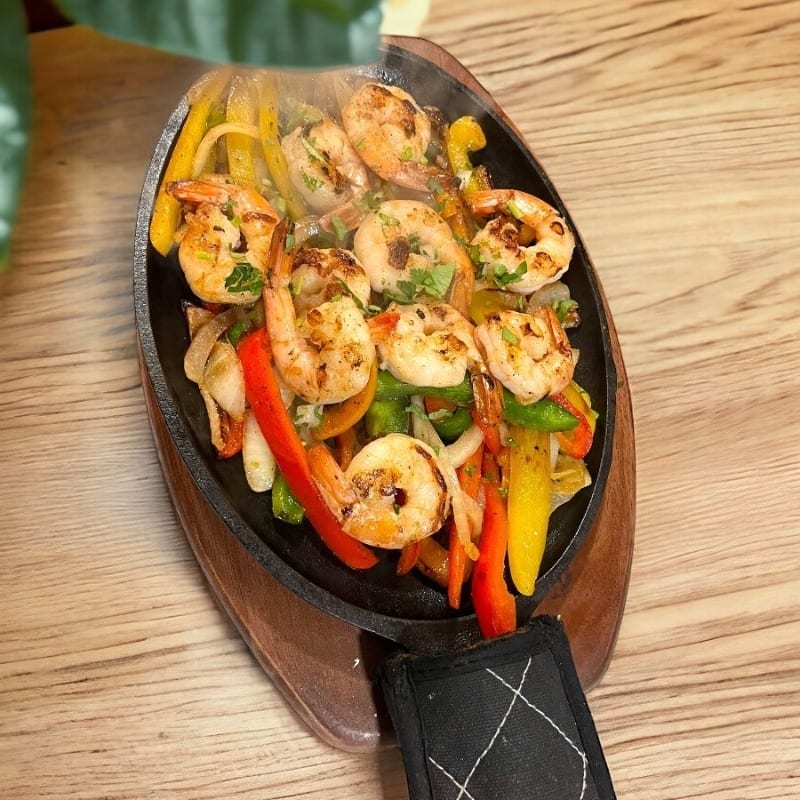 Classic Shrimp Fajitas.