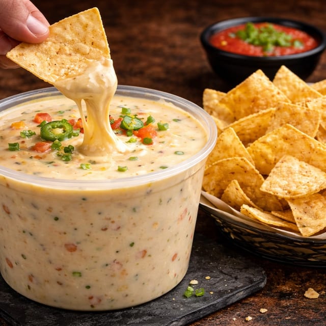 Queso Dip & Chips.
