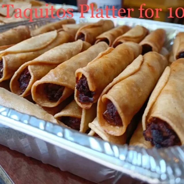 Taquitos Appetizer Platter.