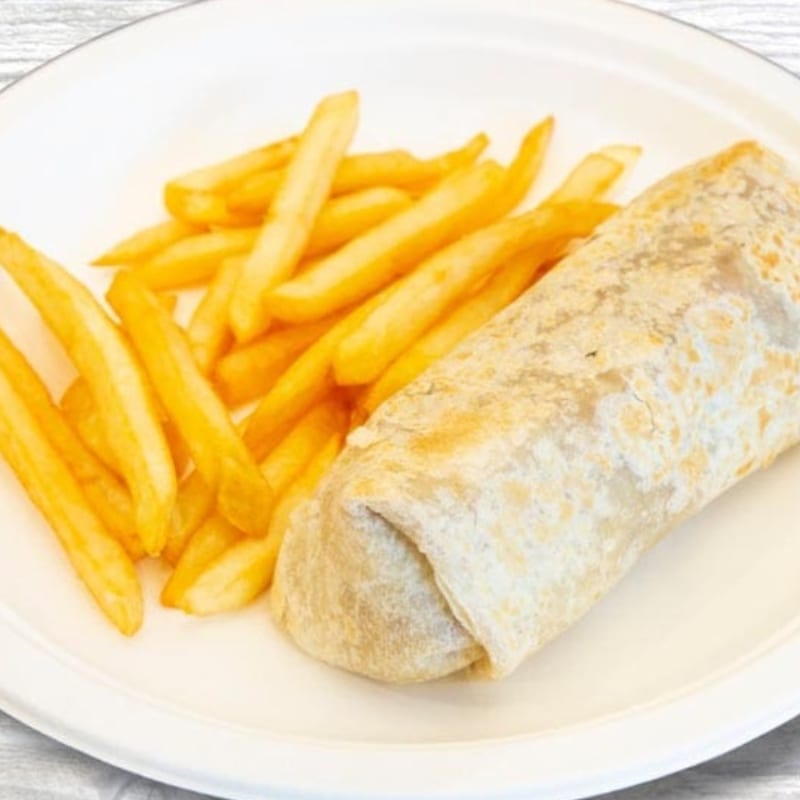 Kids Chicken Burrito.