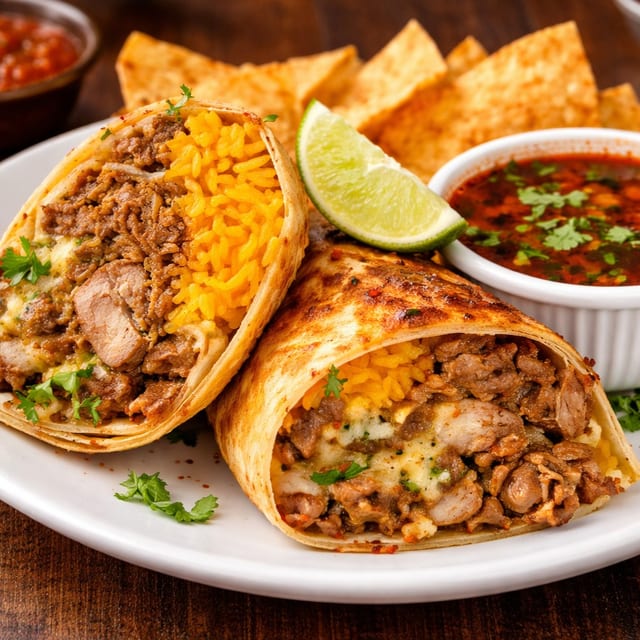 Crunchy Birria Burrito.