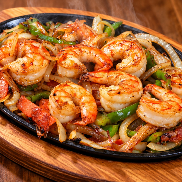 Classic Shrimp Fajitas.