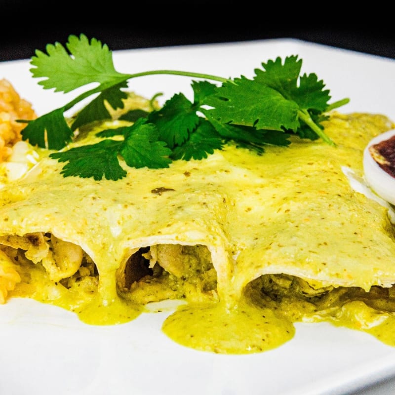 Enchiladas Vegetarian.