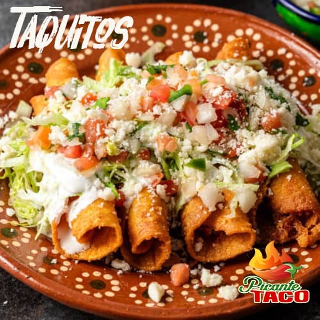 Taquitos Chicken Tinga.