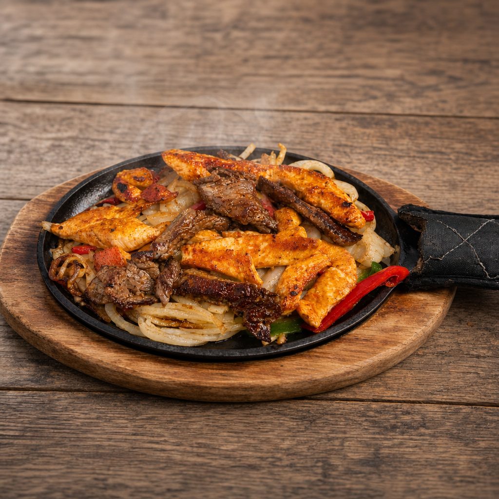 Texana fajitas.