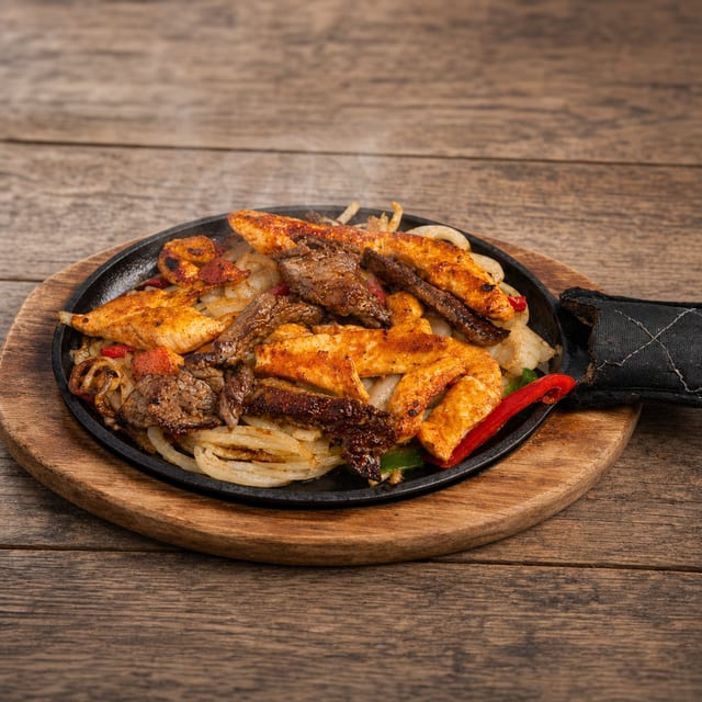 Texana fajitas.