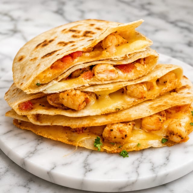 Shrimp Quesadilla.