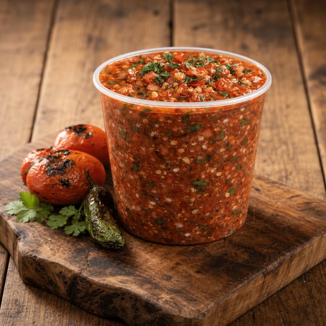 Qt Fire Roasted Salsa.