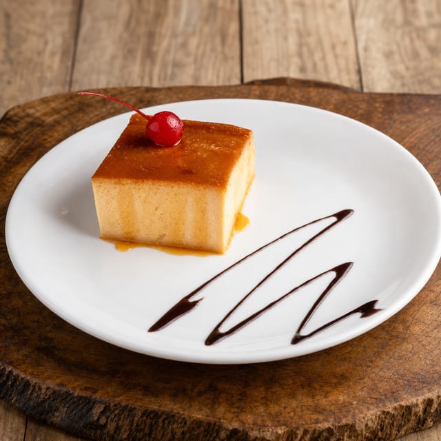 Flan Napolitano.