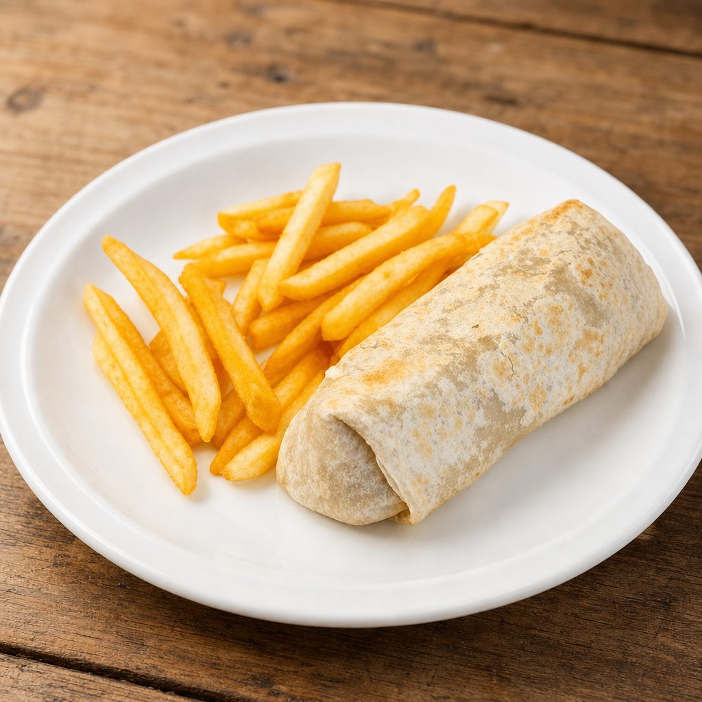 Kids Bean Burrito.