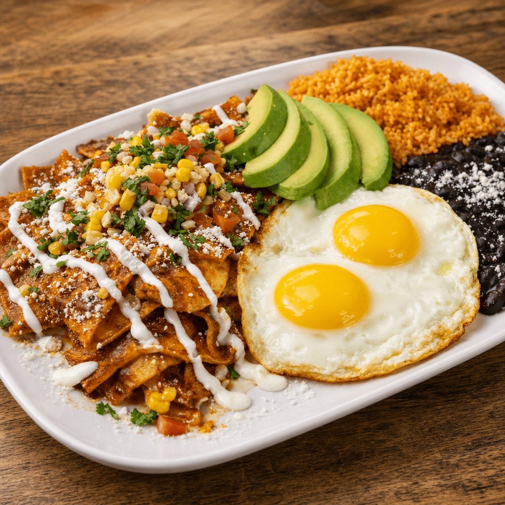 Chilaquiles Rojos.