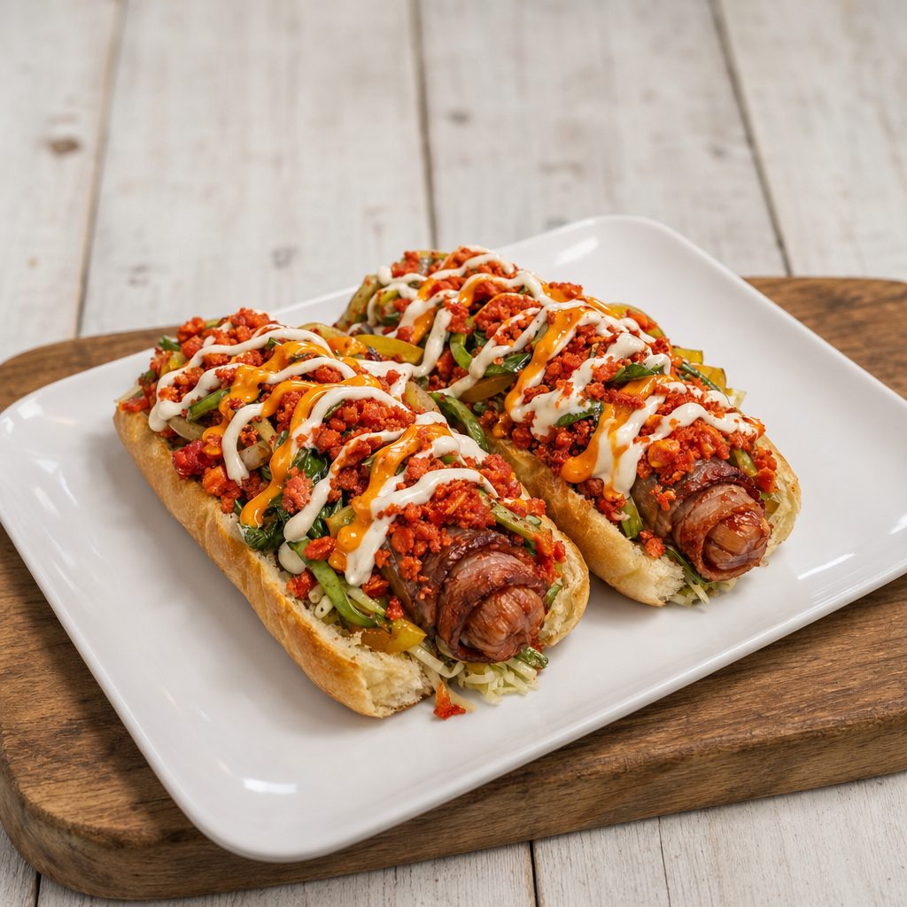 Hot Cheetos Hot Dog.
