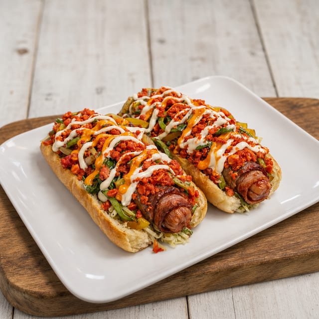 Hot Cheetos Hot Dog.