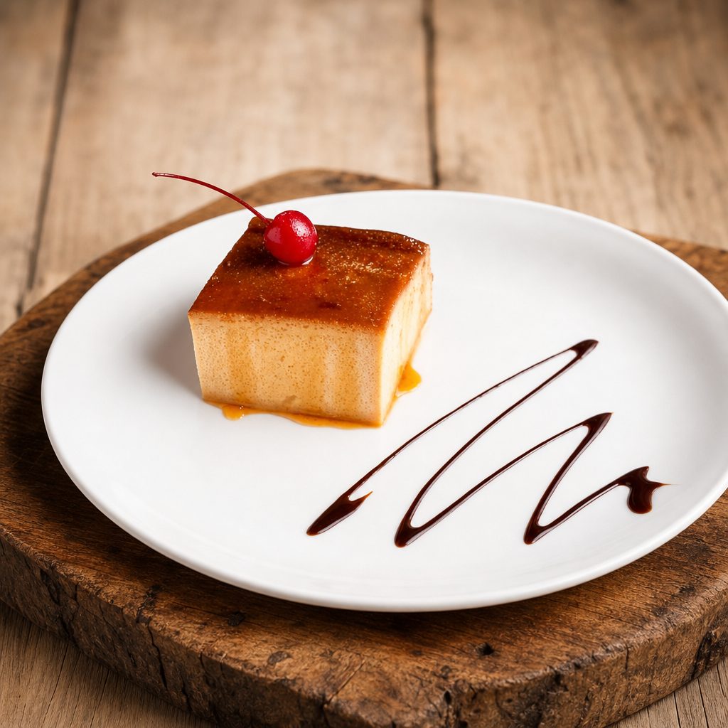 Flan Napolitano.