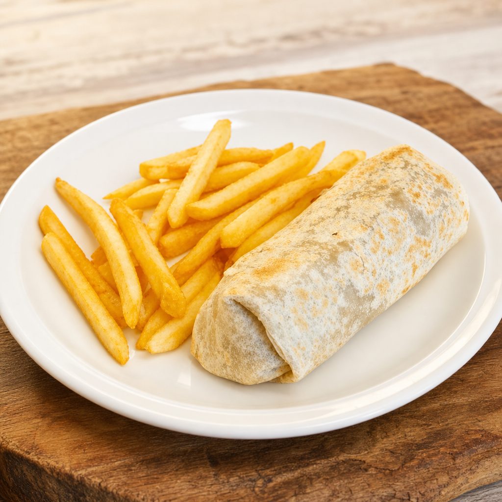 Kids Chicken Burrito.