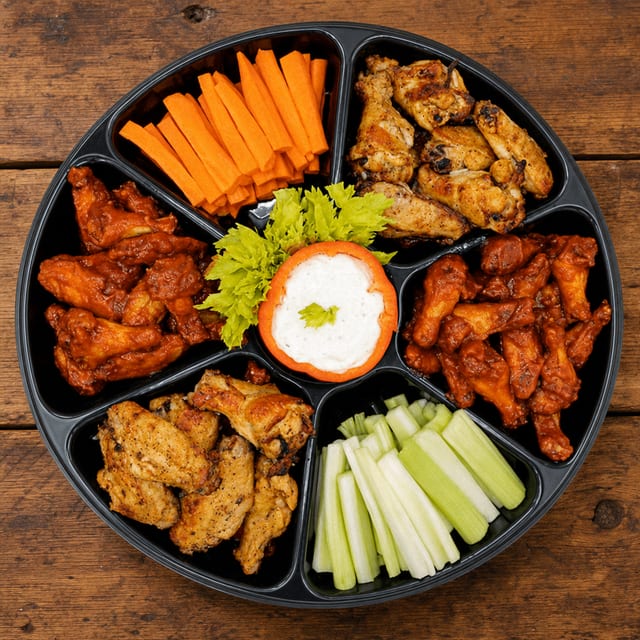 Chicken Wings Platter.