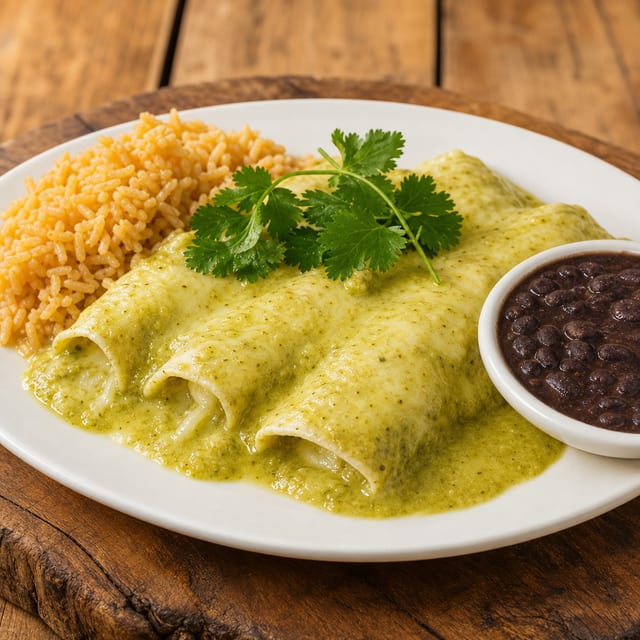 Enchiladas Suizas.
