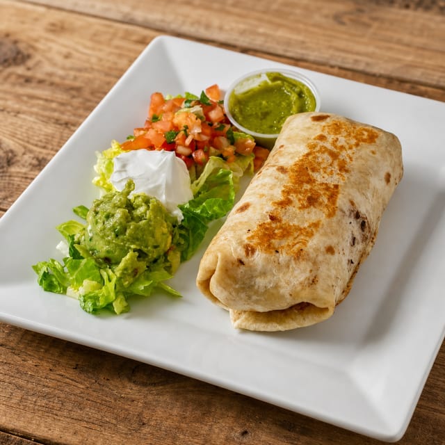 Ground Beef Burrito.
