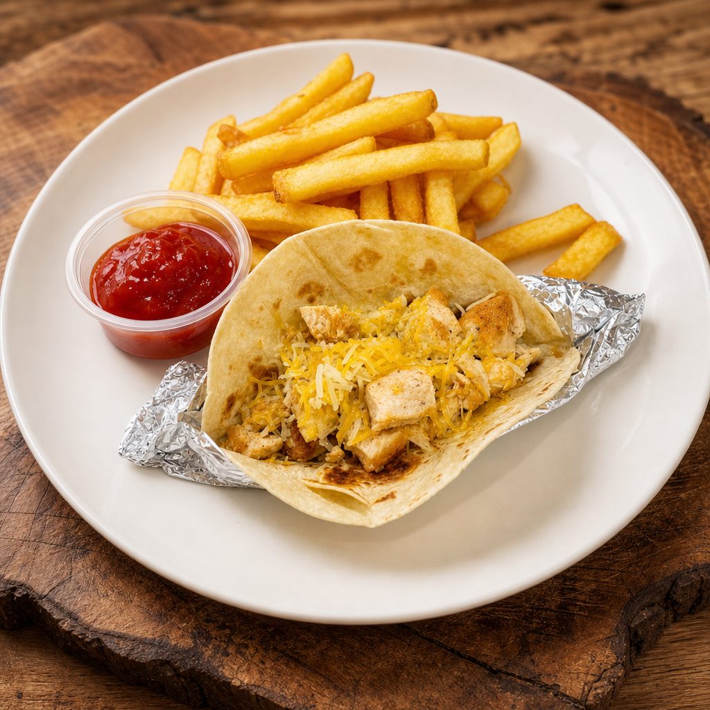 Kids Chicken Taco.