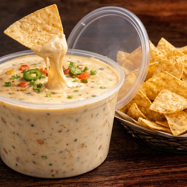 Queso Dip & Chips.