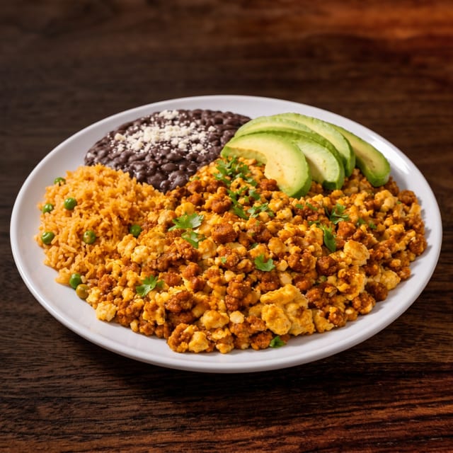 Huevo Con Chorizo.
