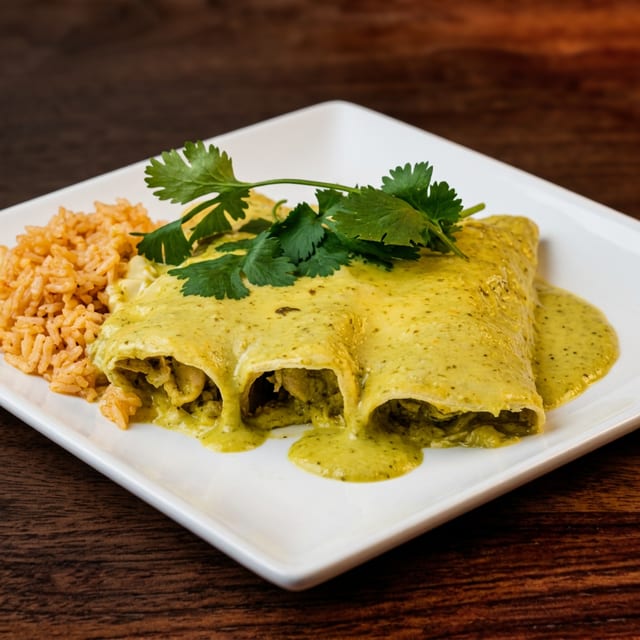 Enchiladas Vegetarian.