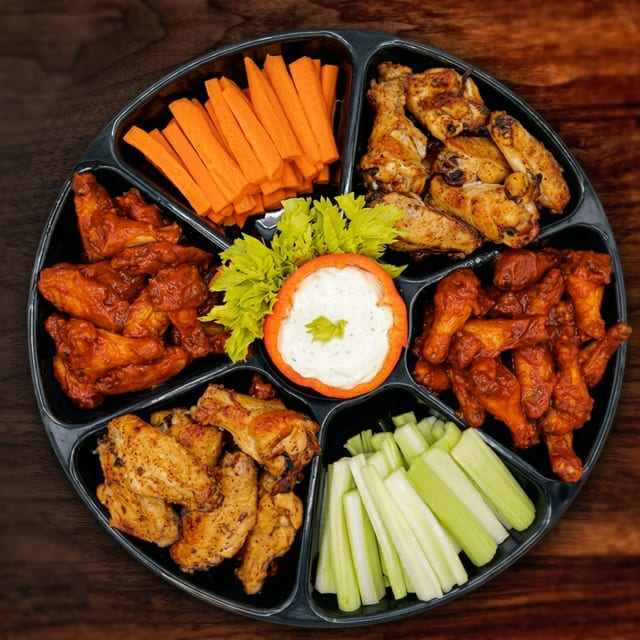 Chicken Wings Platter.