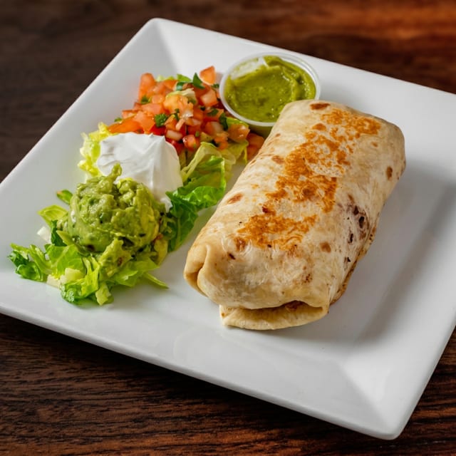 Ground Beef Burrito.